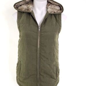 Jack by BB Dakota Olive Quilted Vest